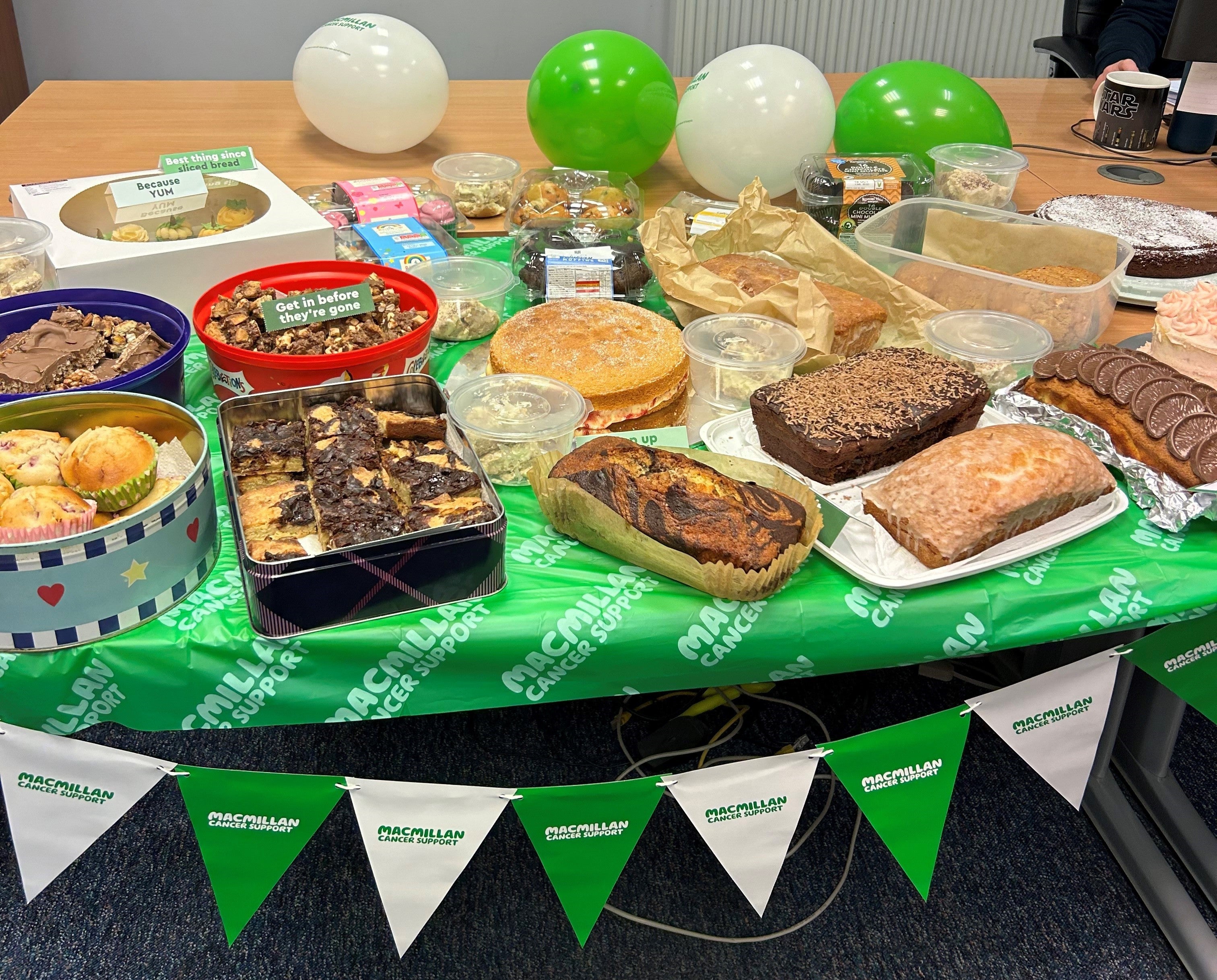 Macmillan Coffee Morning at Apex