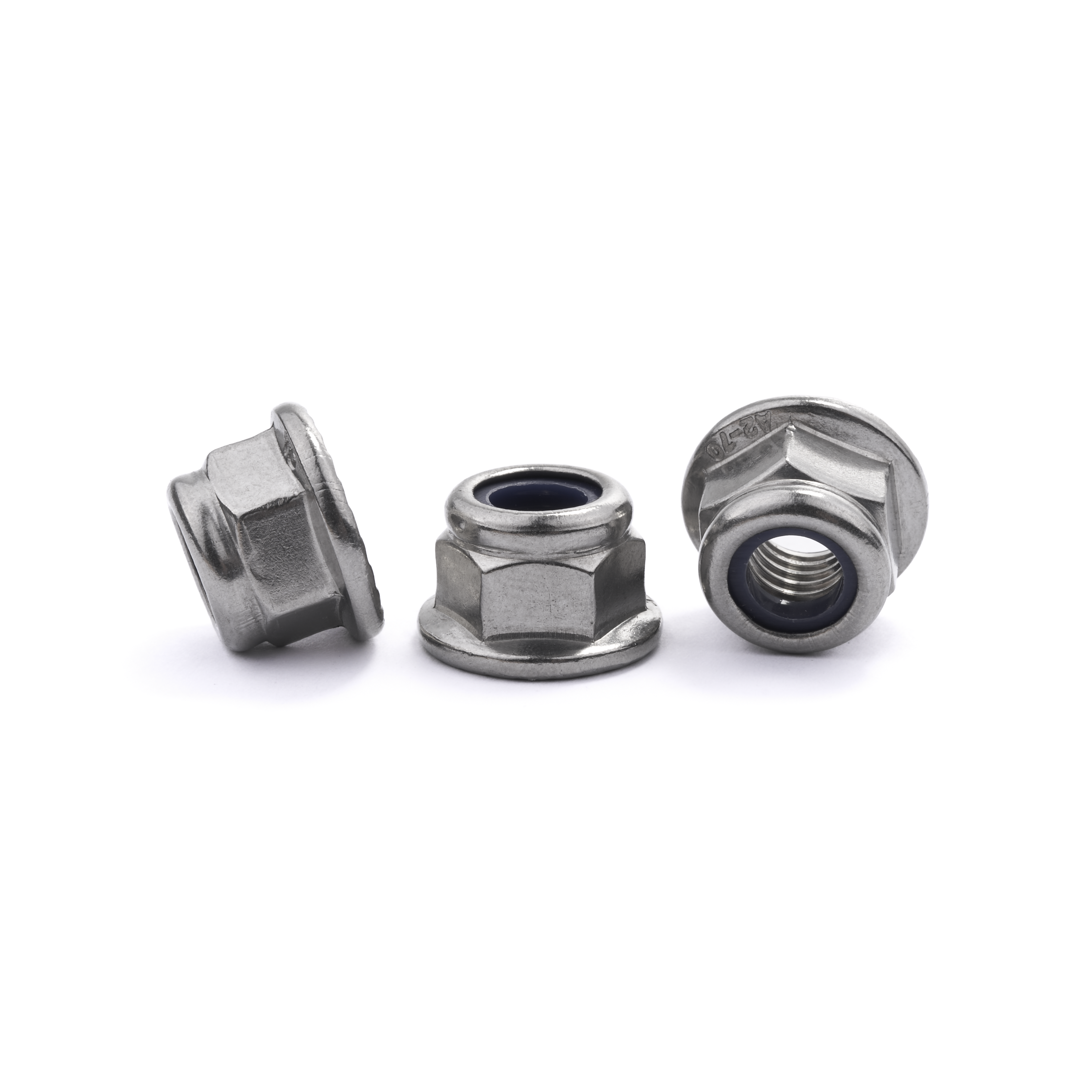 Hexagon Flanged Nyloc Nut DIN 6926