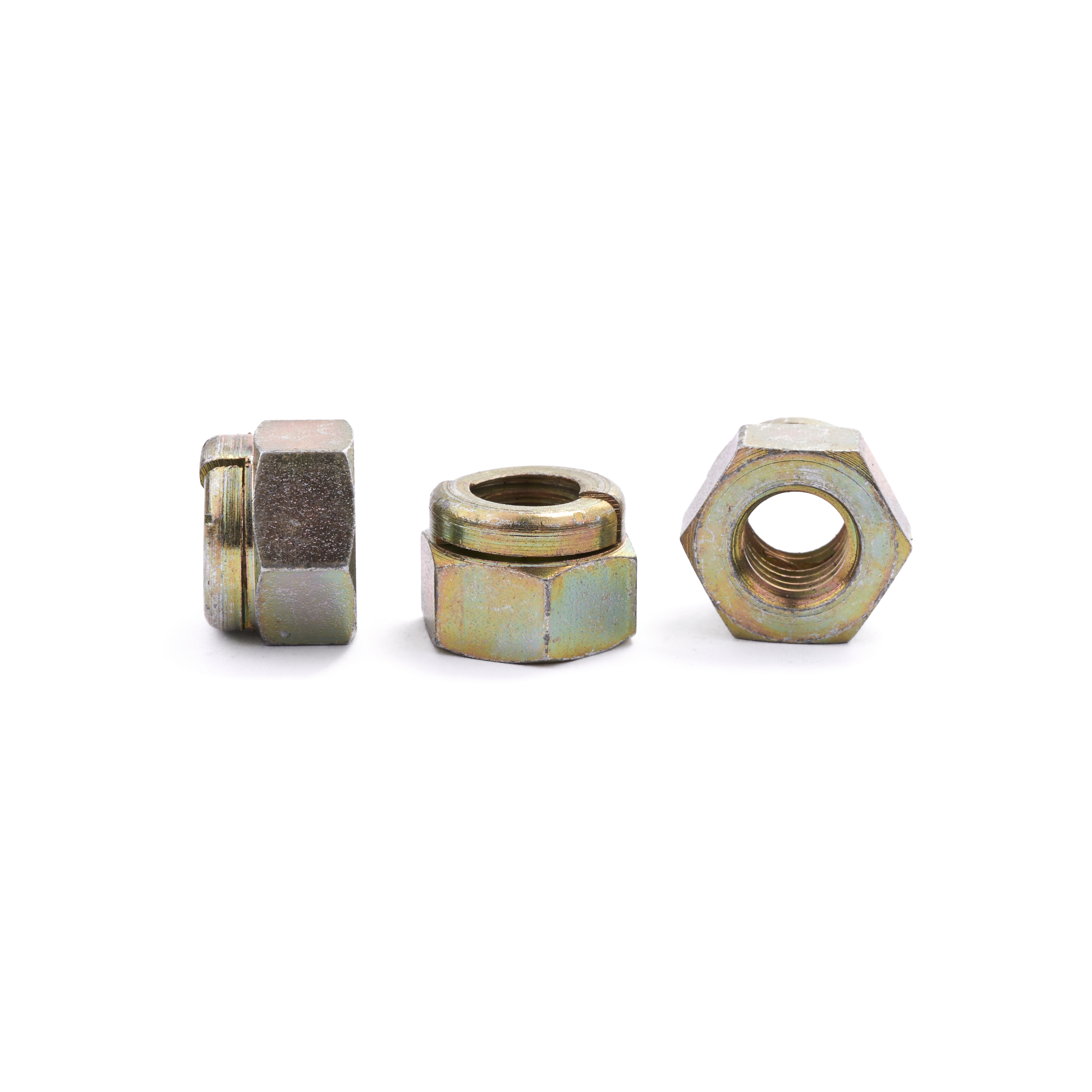 Aerotight Self Locking Nut BSW Steel Zinc-Yellow Plated